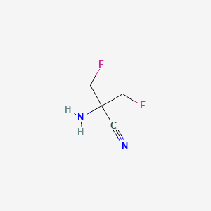 2-Amino-3-fluoro-2-(fluoromethyl)propanenitrile