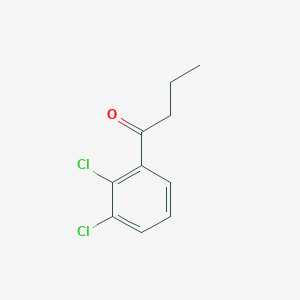 molecular formula C10H10Cl2O B13049073 1-(2,3-Dichlorophenyl)butan-1-one 