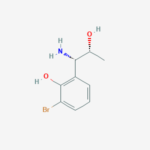 2-((1S,2R)-1-Amino-2-hydroxypropyl)-6-bromophenol