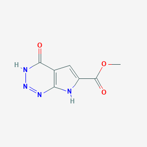 Methyl 4-hydroxy-7H-pyrrolo[2,3-D][1,2,3]triazine-6-carboxylate