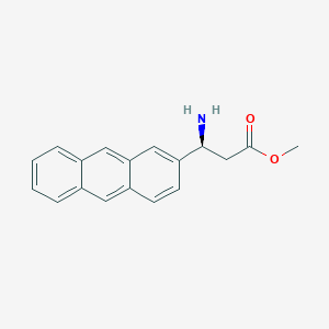 Methyl (3S)-3-amino-3-(2-anthryl)propanoate