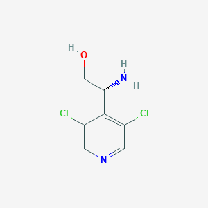 (2r)-2-Amino-2-(3,5-dichloro(4-pyridyl))ethan-1-ol