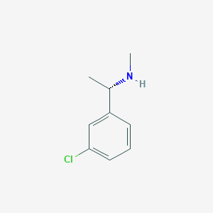 (S)-1-(3-Chlorophenyl)-N-methylethan-1-amine