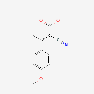 B1304919 Methyl 2-cyano-3-(4-methoxyphenyl)-2-butenoate CAS No. 27149-59-3