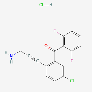 (2-(3-aMinoprop-1-ynyl)-5-chlorophenyl)(2,6-difluorophenyl)Methanone (Hydrochloride)