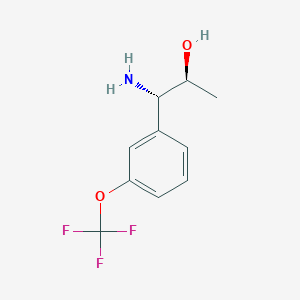 (1S,2S)-1-Amino-1-[3-(trifluoromethoxy)phenyl]propan-2-OL