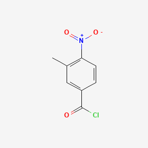 molecular formula C8H6ClNO3 B1304925 3-甲基-4-硝基苯甲酰氯 CAS No. 35675-46-8