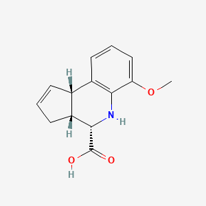 (3aR,4S,9bS)-6-methoxy-3a,4,5,9b-tetrahydro-3H-cyclopenta[c]quinoline-4-carboxylic acid