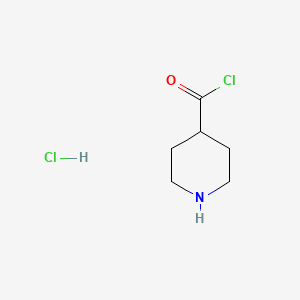 molecular formula C6H11Cl2NO B1304931 Piperidine-4-carbonyl chloride hydrochloride CAS No. 42060-79-7