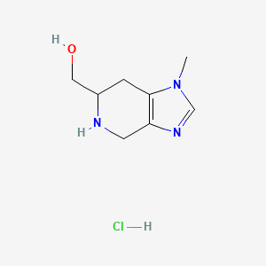 (1-Methyl-4,5,6,7-tetrahydro-1H-imidazo[4,5-C]pyridin-6-YL)methanol hcl