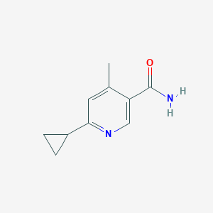 6-Cyclopropyl-4-methylnicotinamide