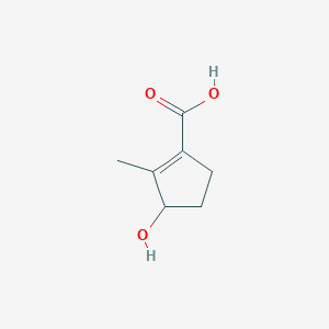 3-Hydroxy-2-methylcyclopent-1-ene-1-carboxylic acid