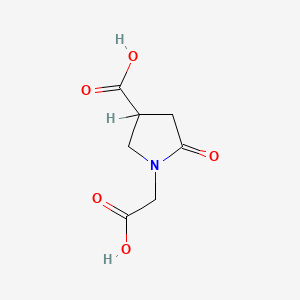 molecular formula C7H9NO5 B1304934 4-Carboxy-2-oxopyrrolidine-1-acetic acid CAS No. 43094-97-9
