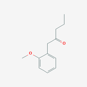 molecular formula C12H16O2 B13049353 1-(2-Methoxyphenyl)-2-pentanone 