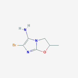 6-Bromo-2-methyl-2,3-dihydroimidazo[2,1-B]oxazol-5-amine