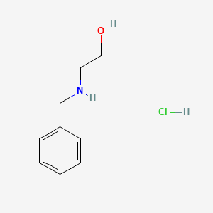 molecular formula C9H14ClNO B1304939 2-[(Phenylmethyl)amino]ethanol hydrochloride CAS No. 58576-72-0