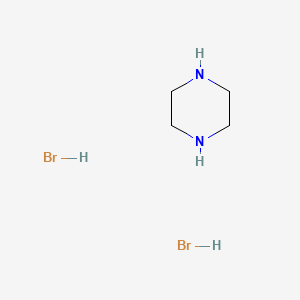 molecular formula C4H12Br2N2 B1304940 Piperazine dihydrobromide CAS No. 59813-05-7