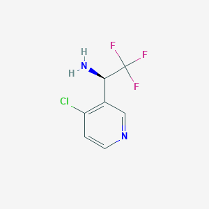 (R)-1-(4-Chloropyridin-3-YL)-2,2,2-trifluoroethan-1-amine