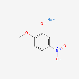 molecular formula C7H6NNaO4 B1304942 Sodium 2-methoxy-5-nitrophenolate CAS No. 67233-85-6