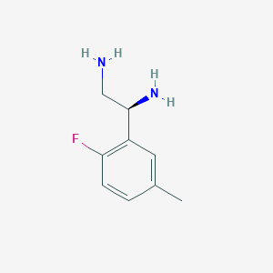 (1S)-1-(2-Fluoro-5-methylphenyl)ethane-1,2-diamine