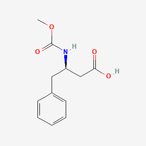 (R)-3-((Methoxycarbonyl)amino)-4-phenylbutanoic acid