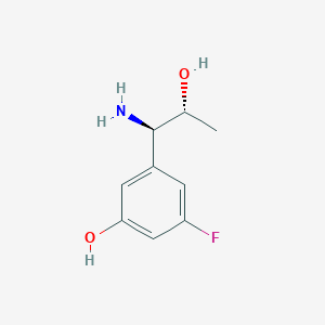 3-((1R,2R)-1-Amino-2-hydroxypropyl)-5-fluorophenol