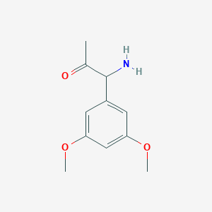 1-Amino-1-(3,5-dimethoxyphenyl)acetone