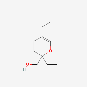 molecular formula C10H18O2 B1304956 2,5-Diethyl-3,4-dihydro-2H-pyran-2-methanol CAS No. 85392-28-5