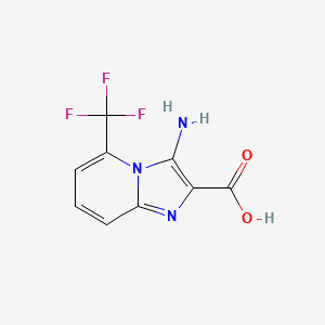 3-Amino-5-(trifluoromethyl)imidazo[1,2-A]pyridine-2-carboxylic acid