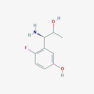 3-((1S)-1-Amino-2-hydroxypropyl)-4-fluorophenol