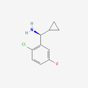 (S)-(2-Chloro-5-fluorophenyl)(cyclopropyl)methanaminehcl