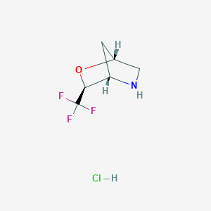 (1S,3R,4S)-3-(Trifluoromethyl)-2-oxa-5-azabicyclo[2.2.1]heptane hcl