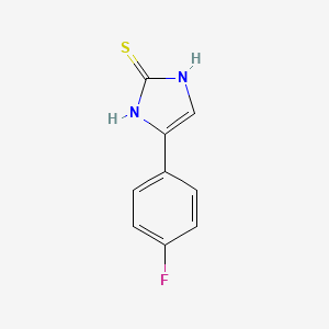 2H-Imidazole-2-thione, 1,3-dihydro-4-(4-fluorophenyl)-