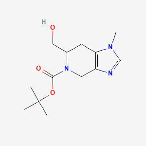 Tert-Butyl 6-(Hydroxymethyl)-1-Methyl-6,7-Dihydro-1H-Imidazo[4,5-C]Pyridine-5(4H)-Carboxylate