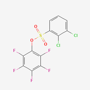 molecular formula C12H3Cl2F5O3S B1304966 2,3,4,5,6-五氟苯基 2,3-二氯苯磺酸酯 CAS No. 885949-54-2