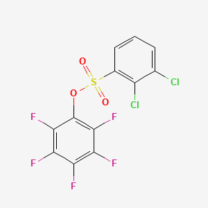 molecular formula C12H3Cl2F5O3S B1304966 2,3,4,5,6-ペンタフルオロフェニル 2,3-ジクロロベンゼンスルホネート CAS No. 885949-54-2