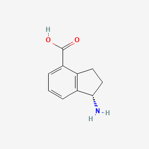 (S)-1-Amino-2,3-dihydro-1H-indene-4-carboxylicacidhcl