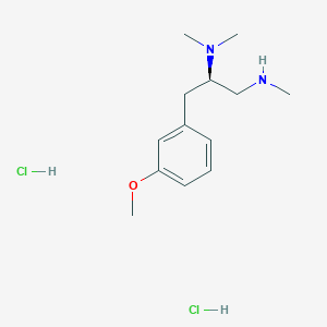 (R)-3-(3-Methoxyphenyl)-N1,N2,N2-trimethylpropane-1,2-diamine 2hcl