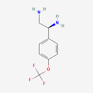 (1S)-1-[4-(Trifluoromethoxy)phenyl]ethane-1,2-diamine