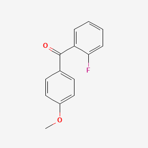 molecular formula C14H11FO2 B1304970 2-Fluoro-4'-methoxybenzophenone CAS No. 66938-29-2