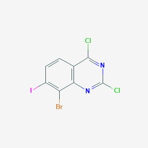 8-Bromo-2,4-dichloro-7-iodoquinazoline