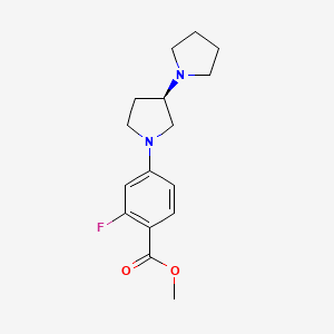 Methyl (R)-4-([1,3'-bipyrrolidin]-1'-YL)-2-fluorobenzoate