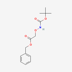 Benzyl 2-(((tert-butoxycarbonyl)amino)oxy)acetate