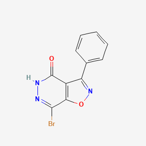 7-Bromo-3-phenylisoxazolo[4,5-D]pyridazin-4(5H)-one