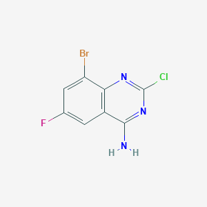 8-Bromo-2-chloro-6-fluoroquinazolin-4-amine