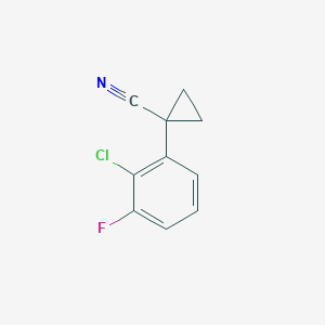 1-(2-Chloro-3-fluorophenyl)cyclopropane-1-carbonitrile