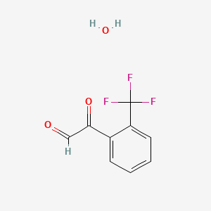 molecular formula C9H7F3O3 B1304979 2-(Trifluoromethyl)phenylglyoxal hydrate CAS No. 745783-91-9