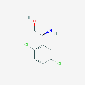 (S)-2-(2,5-Dichlorophenyl)-2-(methylamino)ethan-1-OL