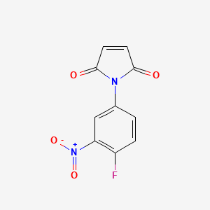 molecular formula C10H5FN2O4 B1304982 1-(4-fluoro-3-nitrophenyl)-1H-pyrrole-2,5-dione CAS No. 67154-40-9