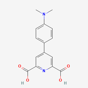 4-(4-(Dimethylamino)phenyl)pyridine-2,6-dicarboxylic acid